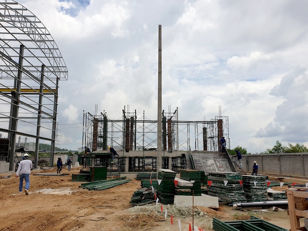 Construction of 115kV22kV Substation control building