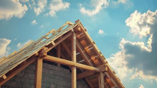 Construction Under Blue Sky