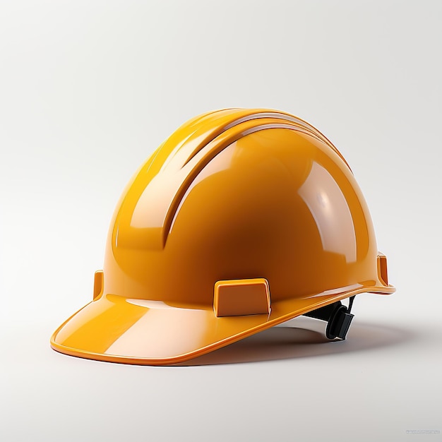 Construction helmet isolated on white background