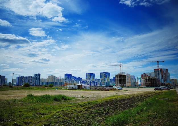 Construction near Penza city (Russia)