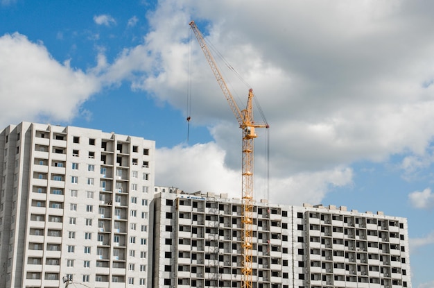 Construction of the new buildings