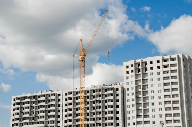 Construction of the new buildings