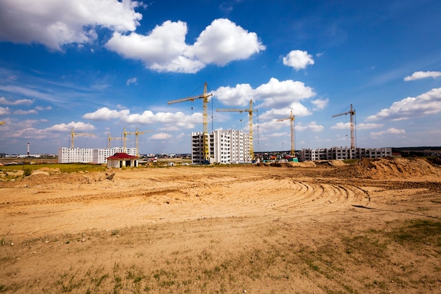 Construction of a new multi storey residential house