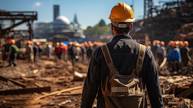 construction worker on construction site employee labor day