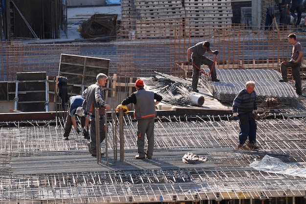 Photo construction workers