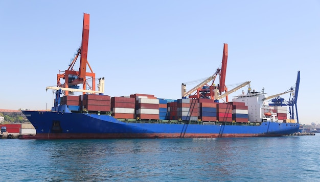 Container Ship in port