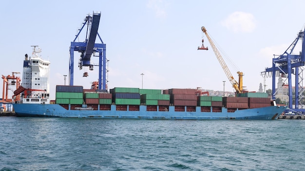 Container Ship in port