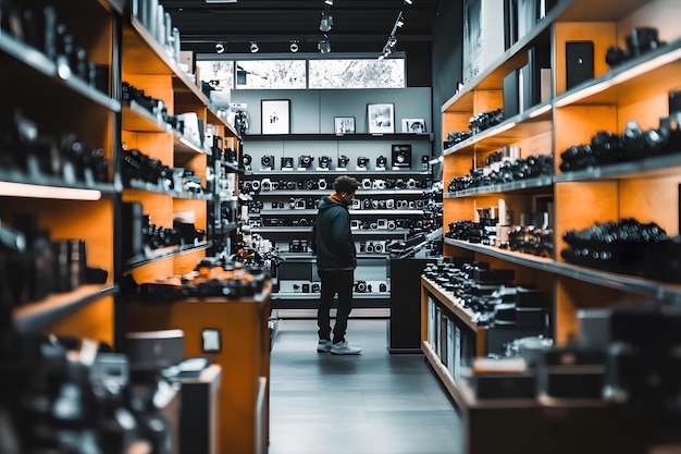 Contemplating Choices at a Boutique Store