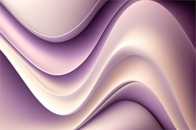 Contemporary abstract waves design background with pastel color