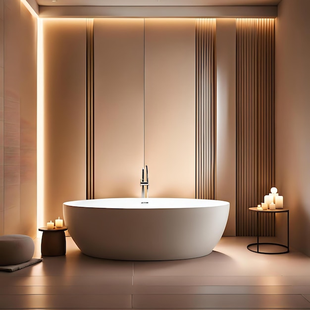 Contemporary Bathroom Features Minimalist Aesthetics