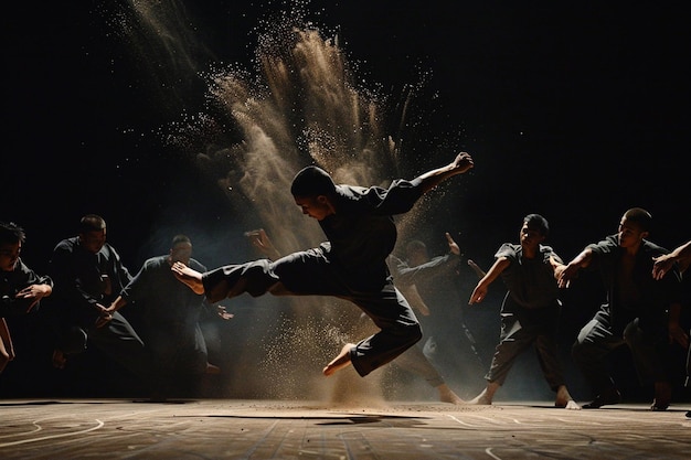 Contemporary dance battles ar generative ai