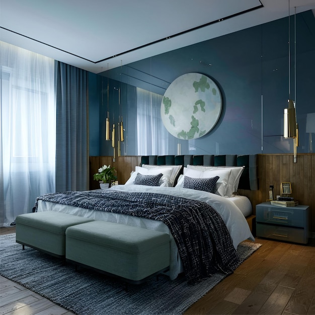 Contemporary Elegance A Sleek and Stylish Modern Bedroom Retreat