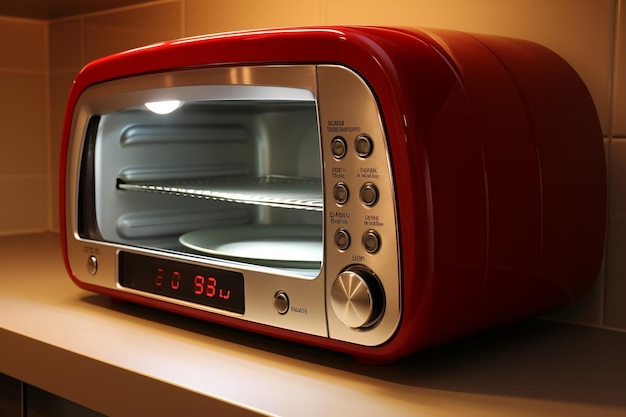 Contemporary Kitchen Microwave Oven AI