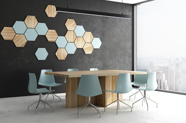 Contemporary meeting room