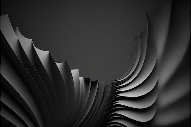 Contemporary minimalistic abstract dark black geometric background