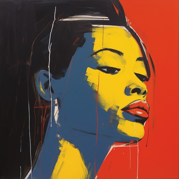 contemporary portrait of black woman