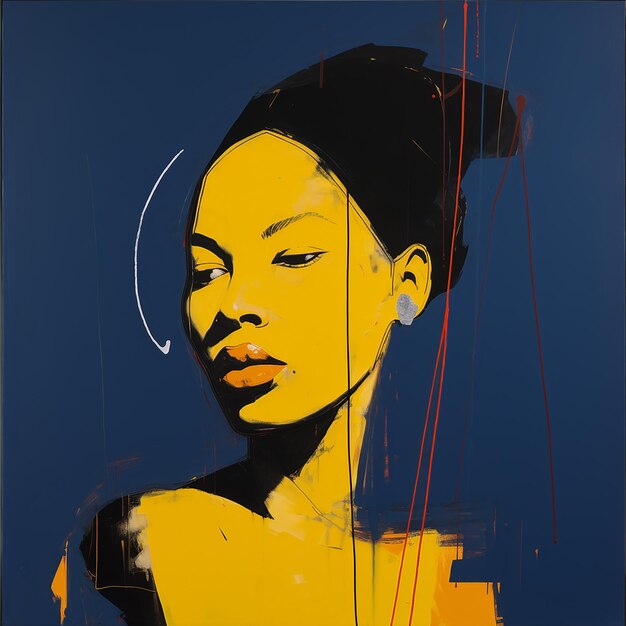 contemporary portrait of black woman