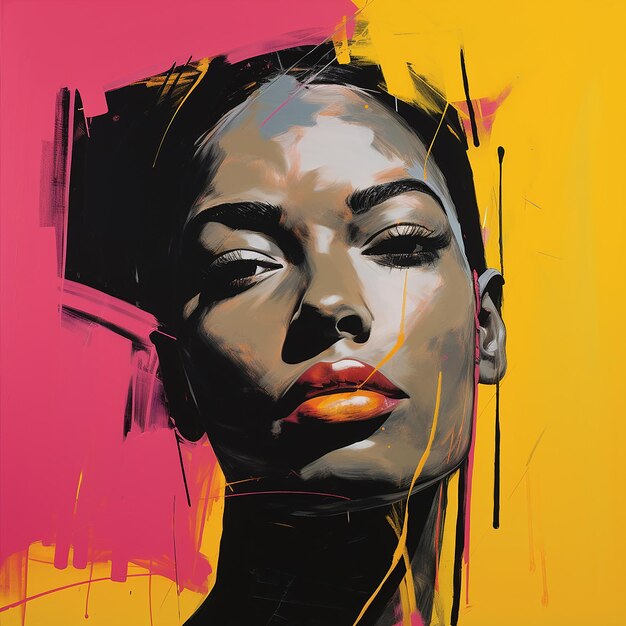 contemporary portrait of black woman