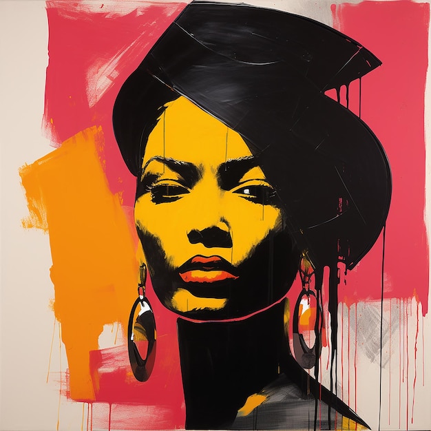 contemporary portrait of black woman