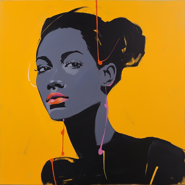 contemporary portrait of black woman