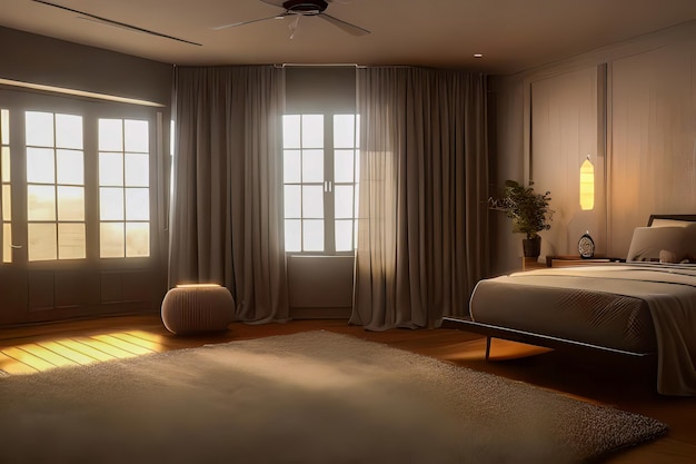 Contemporary Residential Bedroom