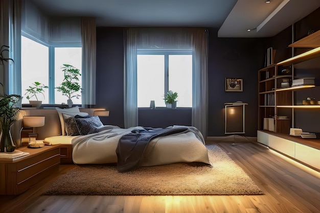 Contemporary Residential Bedroom