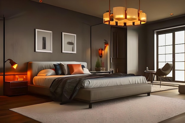 Contemporary Residential Bedroom