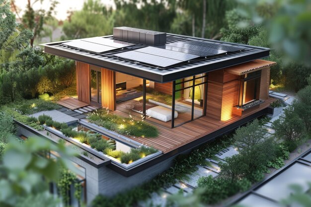 A contemporary solar oasis in the heart of downtown