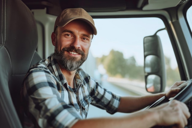 Content Truck Operator Facing Camera