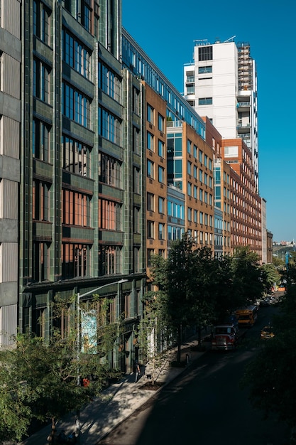 Contrasting Styles of New York Architecture Viewed from the High Line