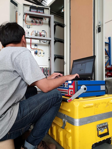 AT for Control and protection panel, Protection relay function testing by the electrical engineer.