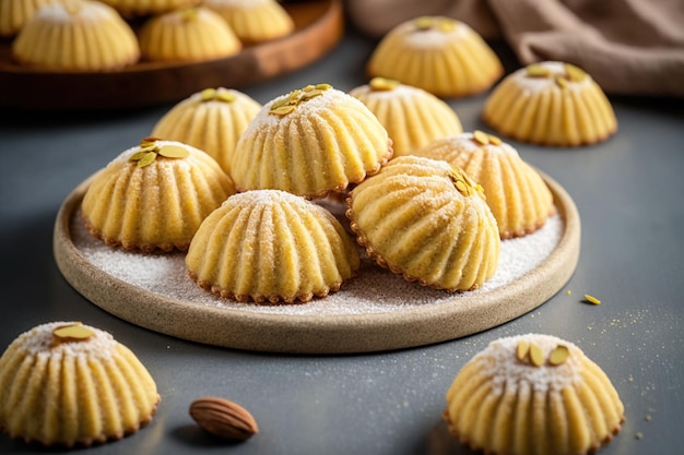 Cookies for celebration of El Fitr Islamic Feast, Arabic sweets