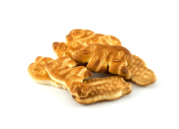 Cookies in the form of animals isolated