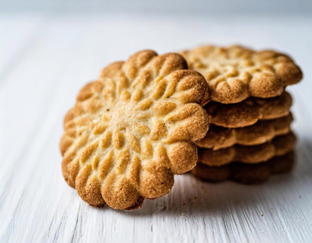 Cookies isolated on white background