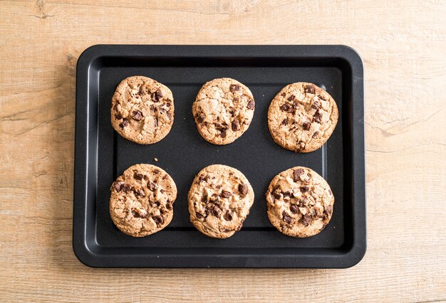 cookies with dark chocolate chips