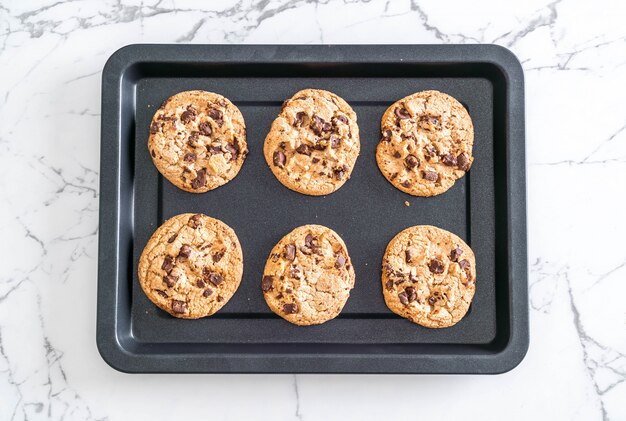 cookies with dark chocolate chips