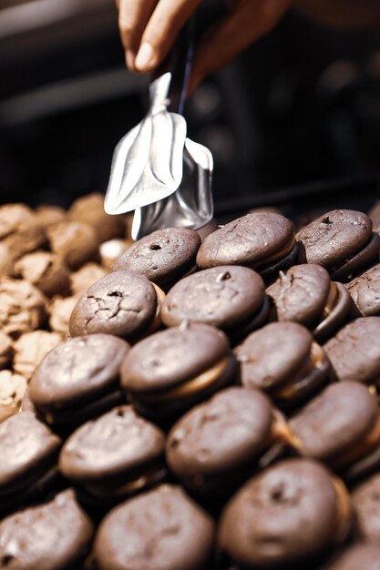 cookies with dark chocolate chips