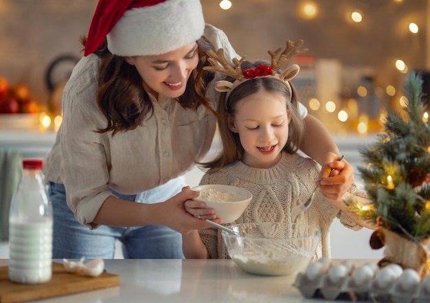 Cooking Christmas cookies