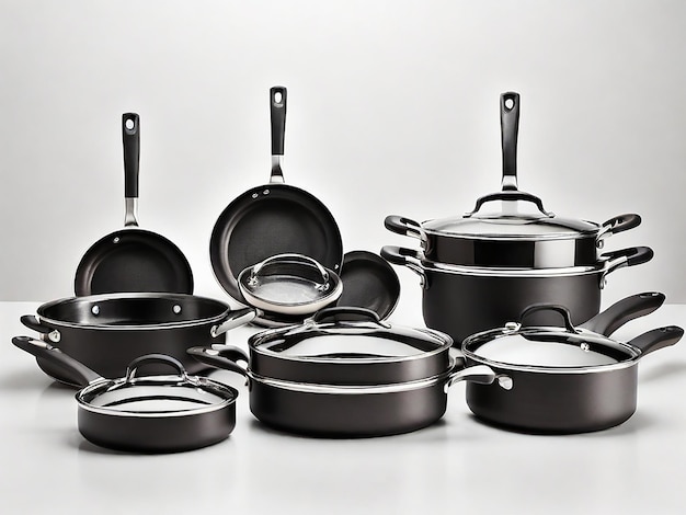 Photo cookware on a white background