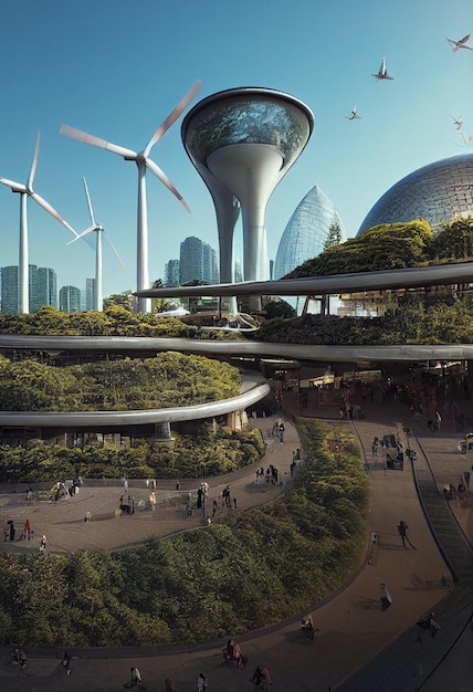 cool and amazing futuristic place