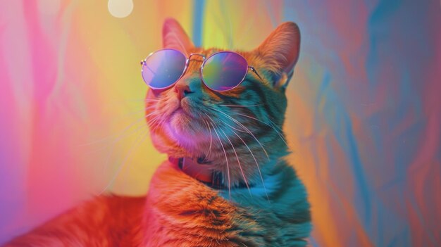 Cool Cat in Sunglasses