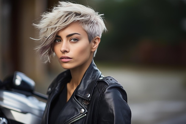 The Cool and Confident Female Motorcyclist