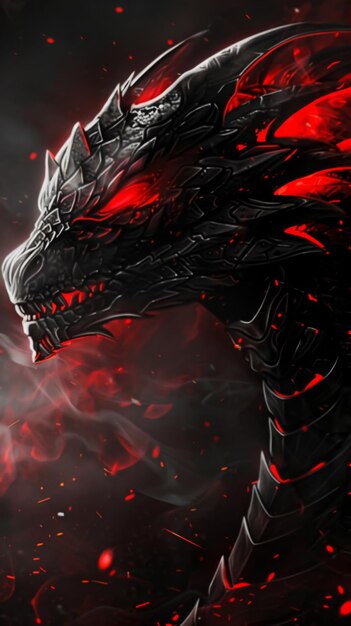 A cool dragon picture for background or wallpaper