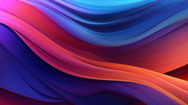 Cool light abstract background 3d wave modern wallpaper image AI generated art