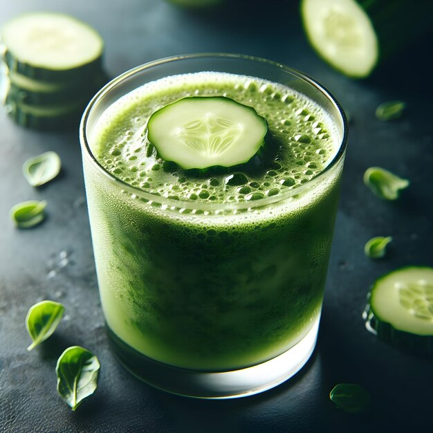 Cool off with a revitalizing cucumber smoothie a refreshing blend of crisp cucumbers tangy yogurt