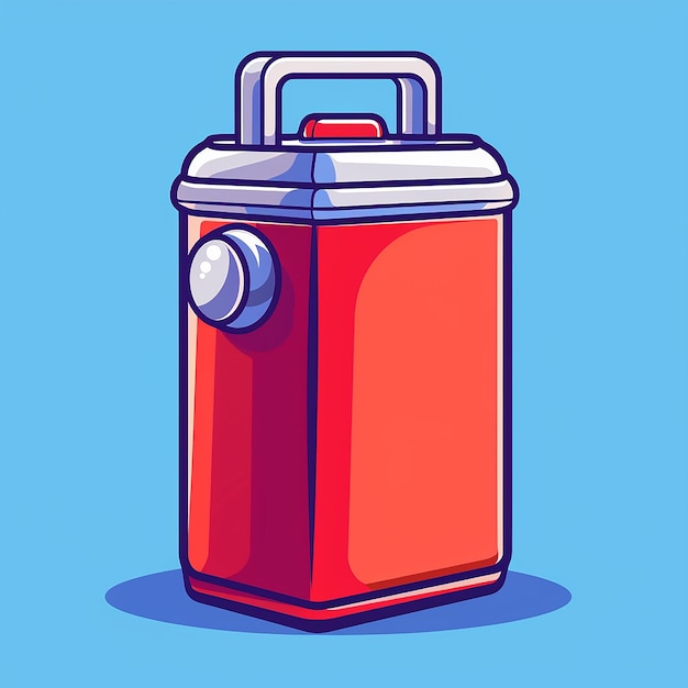 Cooler_Cartoon_Vector_Icon_Illustration_Sport