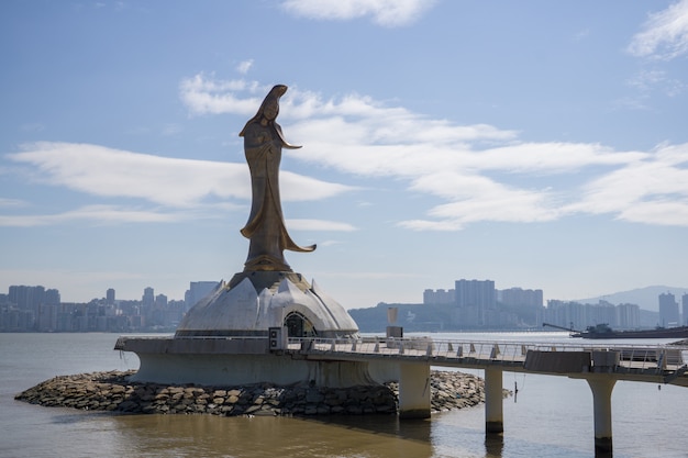 Cooper Guan Yin Buddha Statue in Macau