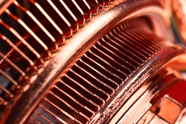 Copper cpu cooler