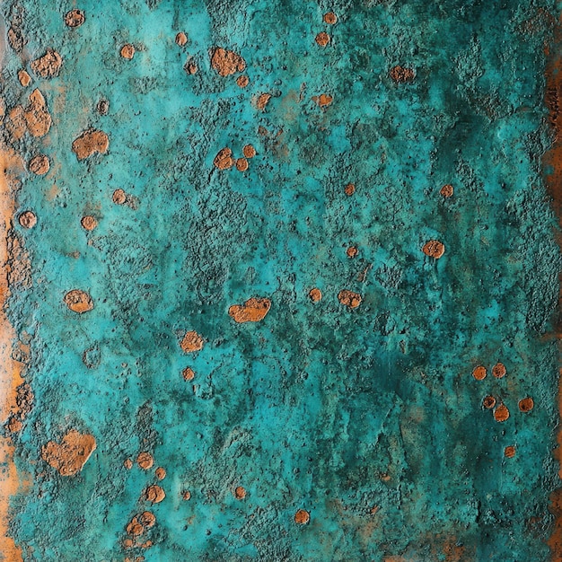 Photo copper patina texture background filling the entire screen