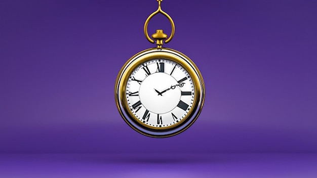 Copy space with a pocket watch suspended in midair hands frozen in time